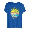 Abu Dhabi Retro Sonnenuntergang & Urlaubsstrand T-Shirt