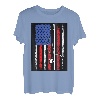 Amerikanische Flagge, Angeln, Retro, Angler, Neuheit T-Shirt