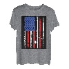 Amerikanische Flagge, Angeln, Retro, Angler, Neuheit T-Shirt