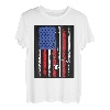 Amerikanische Flagge, Angeln, Retro, Angler, Neuheit T-Shirt