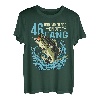 46 Geburtstag 46 Jahre 46. Geburtstag Barsch Angeln Angler T-Shirt