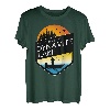 Ich wäre lieber am Dynamite Lake Wisconsin Sunset Fishing T-Shirt