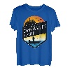 Ich wäre lieber am Dynamite Lake Wisconsin Sunset Fishing T-Shirt