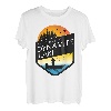 Ich wäre lieber am Dynamite Lake Wisconsin Sunset Fishing T-Shirt