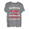 Herren Tausche Arbeitsplatz Gegen Boot In Norwegen T-Shirt