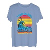 Tybee Island Georgia Surf- und Strand-Souvenir im Retro-Stil T-Shirt