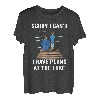 Tut mir leid, ich kann nicht. Ich habe vor, am See zu angeln, Vater, Sohn T-Shirt