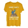Tut mir leid, ich kann nicht. Ich habe vor, am See zu angeln, Vater, Sohn T-Shirt