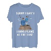 Tut mir leid, ich kann nicht. Ich habe vor, am See zu angeln, Vater, Sohn T-Shirt