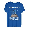 Tut mir leid, ich kann nicht. Ich habe vor, am See zu angeln, Vater, Sohn T-Shirt