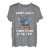 Tut mir leid, ich kann nicht. Ich habe vor, am See zu angeln, Vater, Sohn T-Shirt