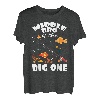 Middle Bro Of The Big One Geburtstag Angeln Thema Bday T-Shirt