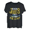 Fisch Geschenk Fischer Jesus Angeln T-Shirt