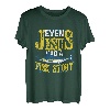 Fisch Geschenk Fischer Jesus Angeln T-Shirt