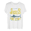 Fisch Geschenk Fischer Jesus Angeln T-Shirt