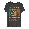 Funny Fishing Pop's Fishing Buddy Vintage Angeln T-Shirt