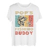 Funny Fishing Pop's Fishing Buddy Vintage Angeln T-Shirt