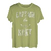 Herren Lustiges personalisiertes Bootsshirt mit Vorname Captain Kurt T-Shirt