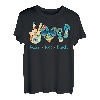 Peace Love Beach Sommer-Urlaubs-Sonnenbrille T-Shirt