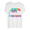 Montana Tie Dye Bear Pride Outdoor Wandern PNW Vintage T-Shirt