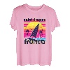 Saint-Tropez Retro 80er Jahre Stil Souvenir Strand T-Shirt