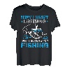Lustiges Angeln für Männer und Frauen, Forellen, Barsch, Angler, Urlaub T-Shirt