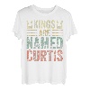 Kings Are Named Curtis Shirt Lustiger Personalisierter Name T-Shirt