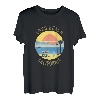 Lange Strand-Souvenir-Bekleidung - Retro-Vintage-Stil langer Strand T-Shirt