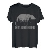 Mount Rainier Washington Bear Mount Rainier, Vintage-Stil, für den Außenbereich T-Shirt