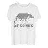 Mount Rainier Washington Bear Mount Rainier, Vintage-Stil, für den Außenbereich T-Shirt