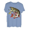 Rute raus der spass beginnt Angler Hecht Jäger Raubfischer T-Shirt