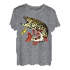Rute raus der spass beginnt Angler Hecht Jäger Raubfischer T-Shirt