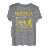 Herren Unterschätze niemals einen alten Mann mit einer Angelrute Dad Angler T-Shirt