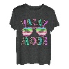 Retro Leopard Sommer Vacay Made Palme Tree Beach T-Shirt