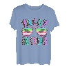 Retro Leopard Sommer Vacay Made Palme Tree Beach T-Shirt