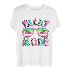 Retro Leopard Sommer Vacay Made Palme Tree Beach T-Shirt