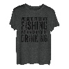 Wochenendvorhersage, Angeln mit einer Chance, lustig zu trinken T-Shirt