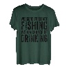 Wochenendvorhersage, Angeln mit einer Chance, lustig zu trinken T-Shirt