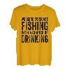 Wochenendvorhersage, Angeln mit einer Chance, lustig zu trinken T-Shirt