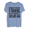 Wochenendvorhersage, Angeln mit einer Chance, lustig zu trinken T-Shirt