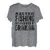 Wochenendvorhersage, Angeln mit einer Chance, lustig zu trinken T-Shirt