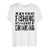 Wochenendvorhersage, Angeln mit einer Chance, lustig zu trinken T-Shirt