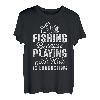 Angeln, Angler, Vater, spielt mit Kindern T-Shirt
