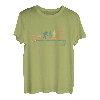 Fischen Herzschlag Fischer Evolution Angler Retro Puls EKG T-Shirt