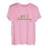 Fischen Herzschlag Fischer Evolution Angler Retro Puls EKG T-Shirt