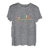 Fischen Herzschlag Fischer Evolution Angler Retro Puls EKG T-Shirt