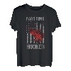 Herren Funny Full Time Dad Part Time Hooker Barschangler & Fisher T-Shirt