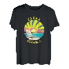 Exuma Retro-Sonnenuntergangs- und Strandurlaub T-Shirt