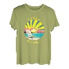 Exuma Retro-Sonnenuntergangs- und Strandurlaub T-Shirt