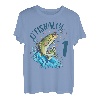 1 Jahr alt Angeln Geburtstag 1. Barsch Fisch Kinder Kleinkind T-Shirt